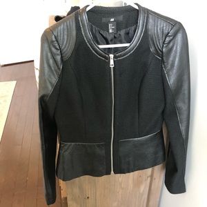 H&M leather jacket